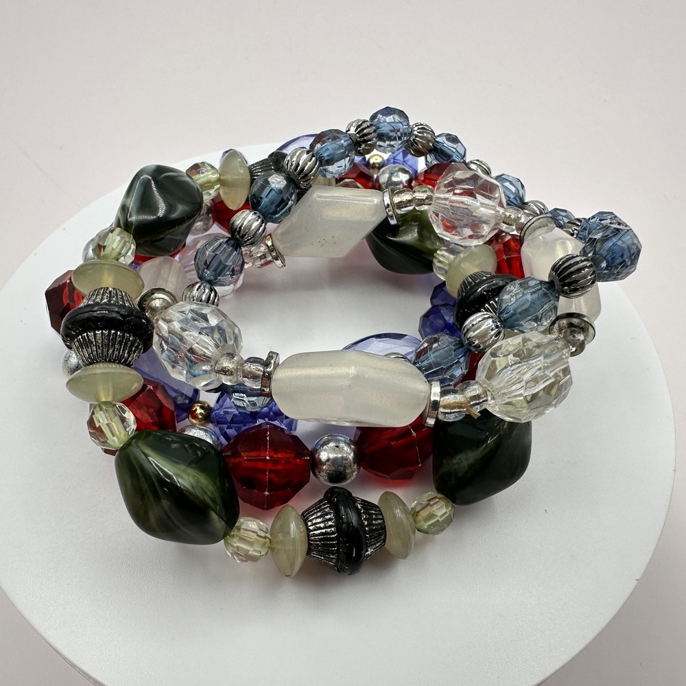 Vintage Y2K Beaded Bracelets Set Boho Statement Women's Classic Fashion Jewelry